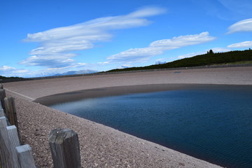 włochy, g&oacute;ry, krajobraz, staw, jezior, zbiornik wodny