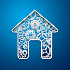 house gear mechanism symbol © Koletak