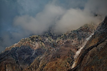 Russia. Siberia, Autumn in the Altai Mountains
