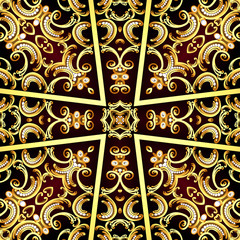 background  with pearl and gold(en) pattern