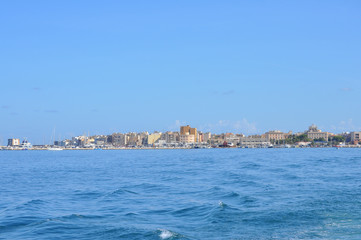 Obraz premium Aegadian Islands beach in Trapani