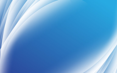 Abstract blue background, futuristic wavy vector illustration