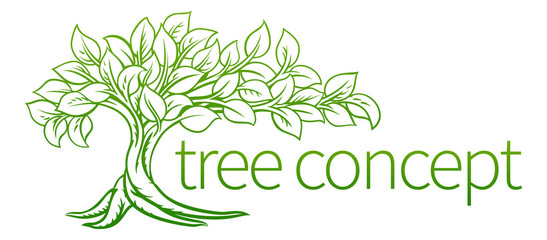 Tree Concept Icon