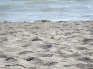Beach in Ulcinj, Montenegro