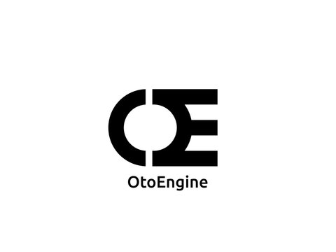 abstract initial letter CE or OE logo concept design template vector illustration