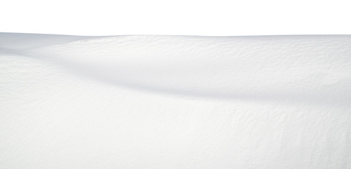 Fototapeta premium snow isolated on white