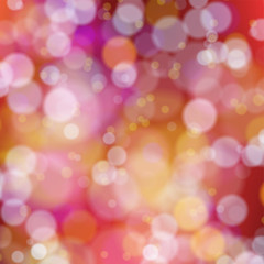 Abstract bokeh winter background illustration