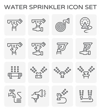 water sprinkler icon