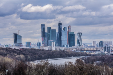 Fototapeta na wymiar moscow city