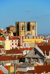 Santa Maria cathedral, often called simply the Se, Lisbon, Portugal