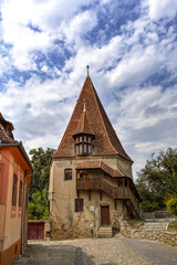 Street in Sighisoara, Romania