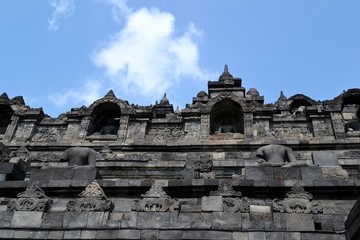 Fototapeta na wymiar Ancient Buddhist temple in Indonesia.