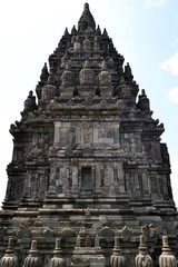 An ancient Hindu temple in Indonesia.