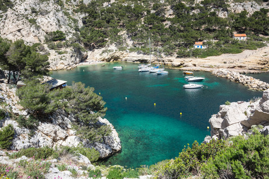 Fototapeta The Calanque de Morgiou