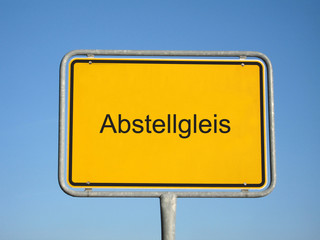 schild abstellgleis