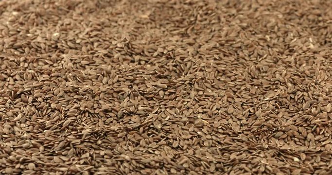Heap of linseeds