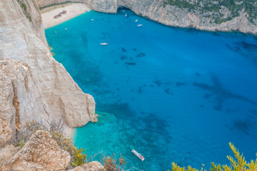 Cove in Zakynthos Island in Greece
