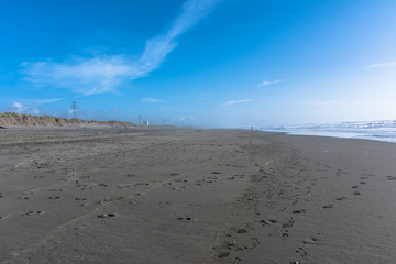 Fototapeta na wymiar Eureka sand beach, California
