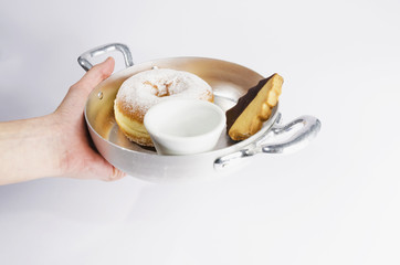 Breakfast in small pan