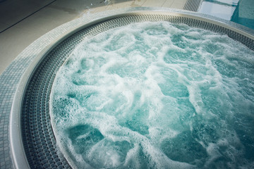 Jacuzzi in close up