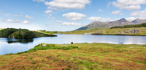 Landscapes of Ireland. Connemara in Galway county