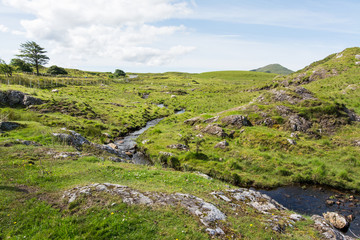 Fototapeta na wymiar Landscapes of Ireland. Connemara in Galway county