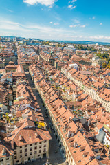 Panoramic view of Bern in Switzerland