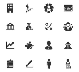 Business icons set