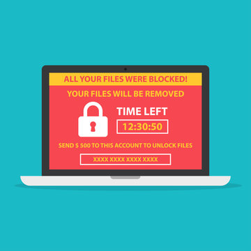 Infected computer alarm information