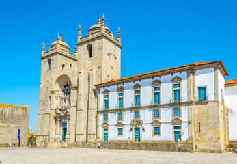Se - the cathedral of Porto, Portugal. - obrazy, fototapety, plakaty