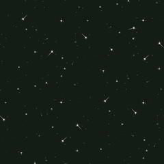 Seamless pattern night sky.