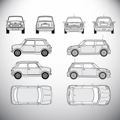 Automobile.Template for graphic design