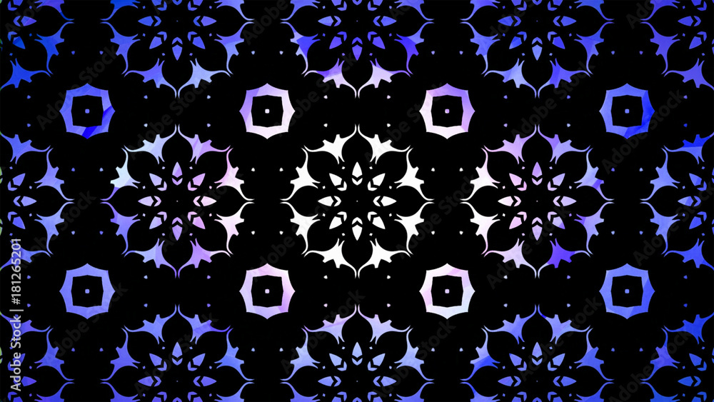 Poster abstract kaleidoscope background texture for your design. beautiful kaleidoscope seamless pattern. m