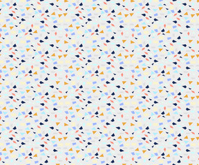 Terrazzo seamless pattern. Vibrant colors