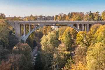 Fototapeta na wymiar Luxembourg during Autumn