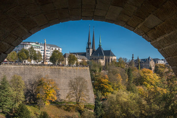 Fototapeta na wymiar old city of Luxembourg