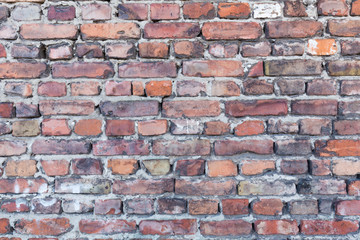 View of the brick wall