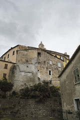 Fototapeta na wymiar detail of arcola s medieval village near la spezia