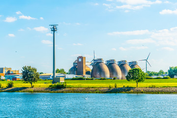 Modern biogas factory in Bremen, Germany