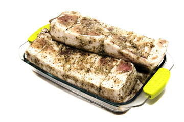 a delicious dish of pigs