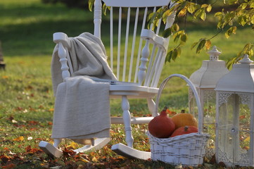 Jesienny relaks w ogrodzie