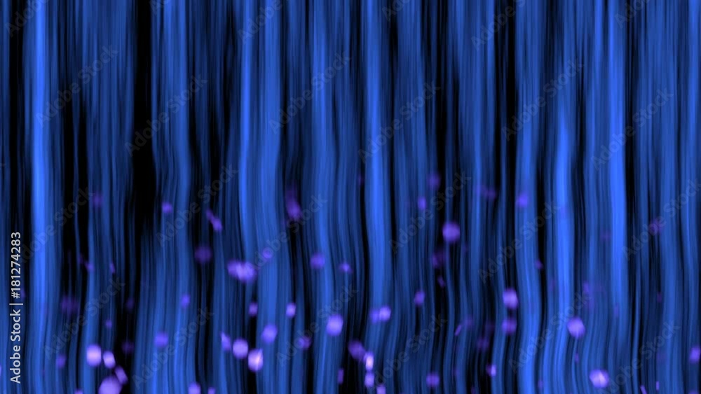 Aufkleber abstract background with vertical lines and particles. seamless loop