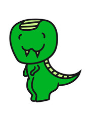 t-rex rex böse fressen fleischfresser süß niedlich klein kinder groß comic cartoon dinosaurier saurier dino