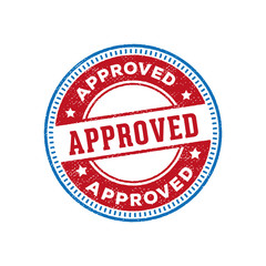 approved sign label stamp