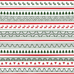 Seamless Christmas pattern background for decoration.