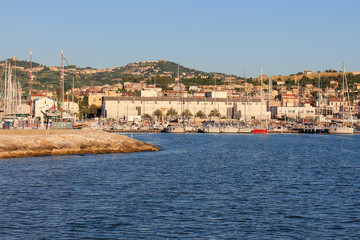 Seafront of San Benedetto del Tronto, Marche, Italy