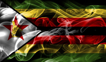 Zimbabwe smoke flag