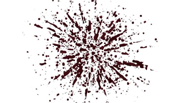 Splatter background blood red