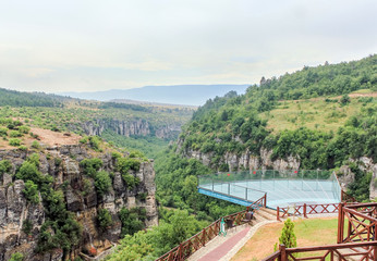 Crystal Terrace on incekaya (Tokatli) Canyon in Safranbolu, Turkey.