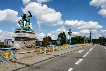 Fragnee bridge in the city of Liège in Belgium.